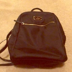 Kate Spade small black backpack